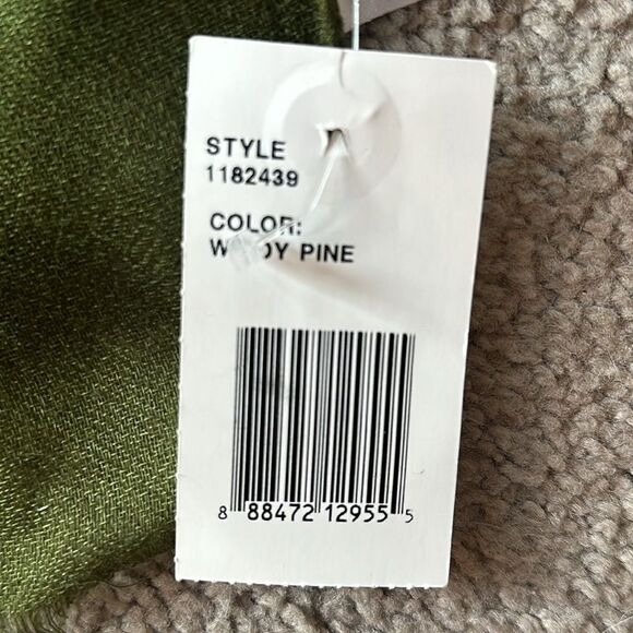 Anthropologie x Vismaya Green Patterned Bohemian Scarf Wrap! - Picture 11 of 15